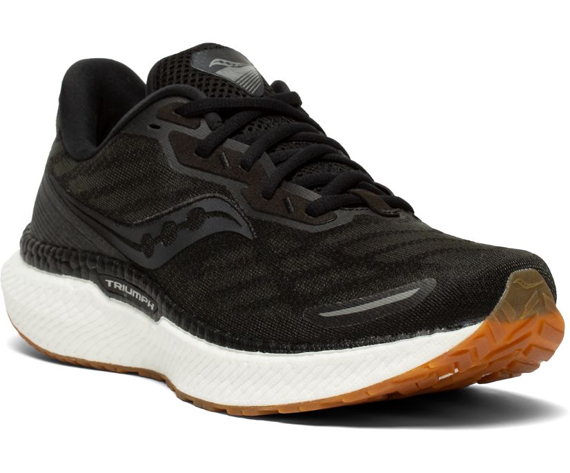 Women's Saucony Triumph 19 Running Shoes Black | Singapore 208MQZA